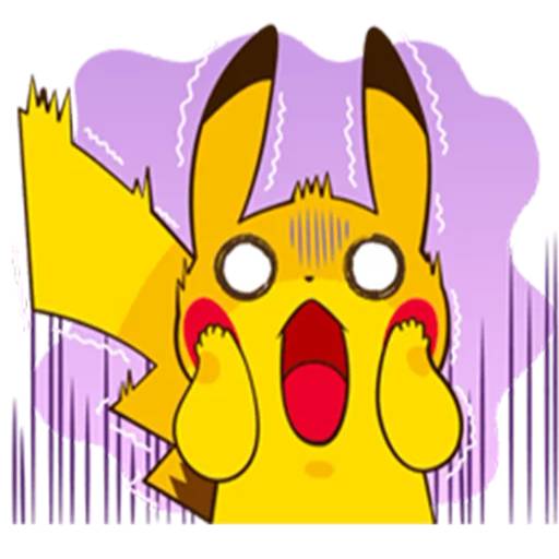 Набор стикеров Pikachu Emotes для WhatsApp 14