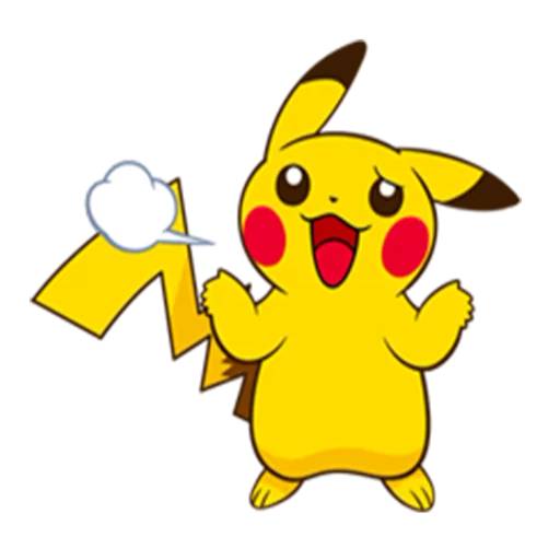 Набор стикеров Pikachu Emotes для WhatsApp 16