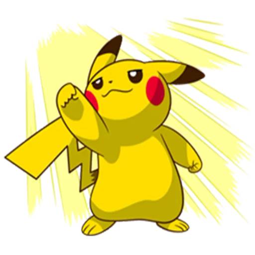 Набор стикеров Pikachu Emotes для WhatsApp 19