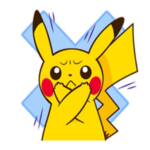 Набор стикеров Pikachu Emotes для WhatsApp 24