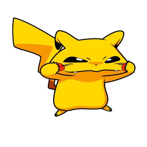 Набор стикеров Pikachu Emotes для WhatsApp 27