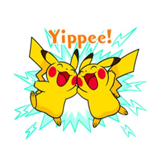 Набор стикеров Pikachu Emotes для WhatsApp 3