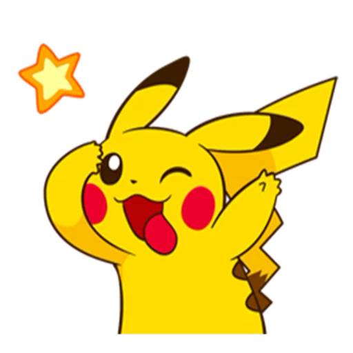 Набор стикеров Pikachu Emotes для WhatsApp 4