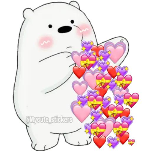 Набор стикеров 🍭Polar entregando cosas🍭 для WhatsApp 1