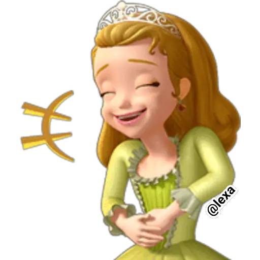 Набор стикеров 👑Princesita SOFÍA 💜 для WhatsApp 16