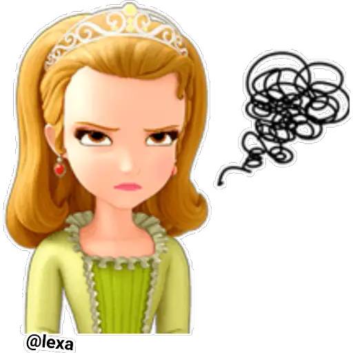 Набор стикеров 👑Princesita SOFÍA 💜 для WhatsApp 2