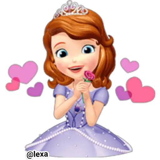 Набор стикеров 👑Princesita SOFÍA 💜 для WhatsApp 26