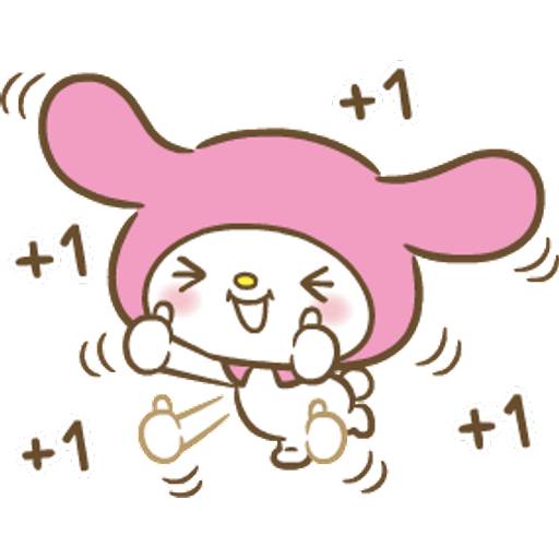 Набор стикеров Sanrio Petty для WhatsApp 15