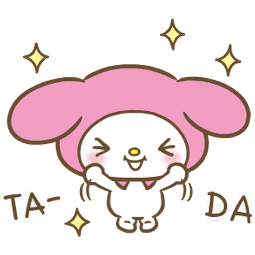 Набор стикеров Sanrio Petty для WhatsApp 19