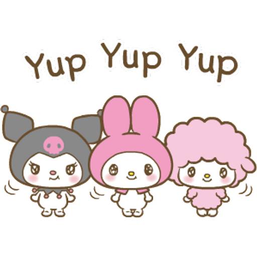 Набор стикеров Sanrio Petty для WhatsApp 21