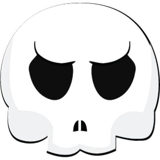 Набор стикеров Skull Stickers для WhatsApp 1