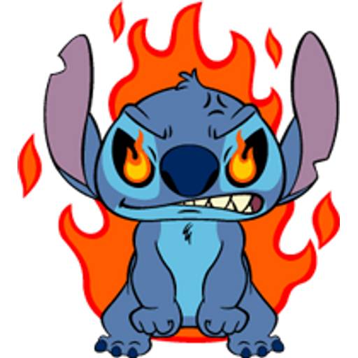 Набор стикеров Stitch 2 для WhatsApp 29