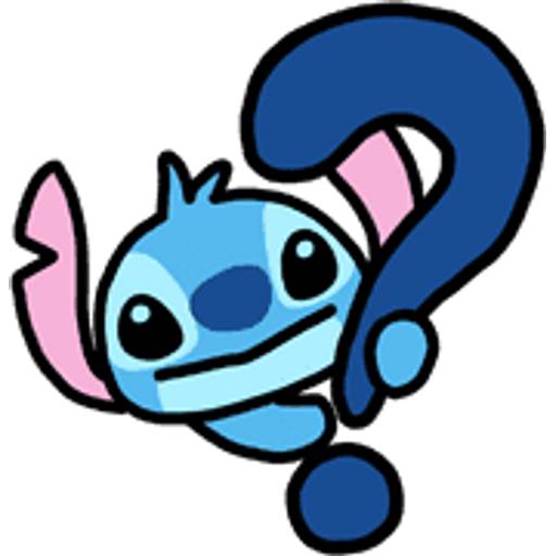 Набор стикеров STITCH EMOJIS для WhatsApp 19