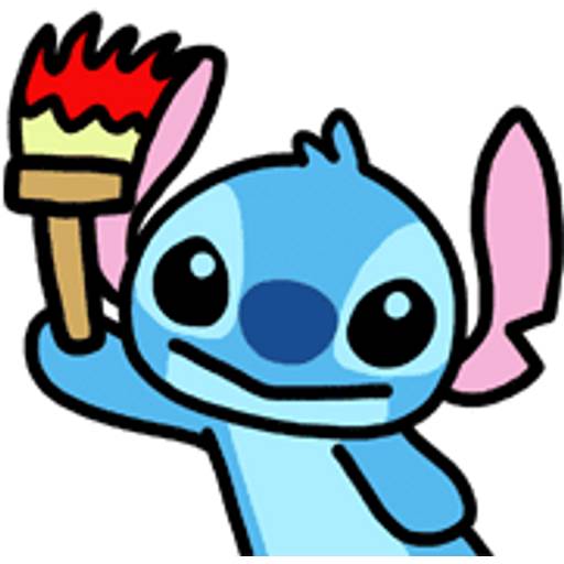 Набор стикеров STITCH EMOJIS для WhatsApp 21