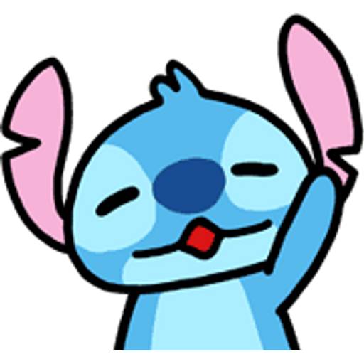 Набор стикеров STITCH EMOJIS для WhatsApp 29