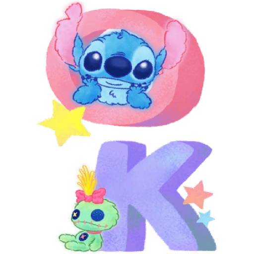 Набор стикеров 💙🌈Stitch, stickers suaves🌈💙byYessy для WhatsApp 11