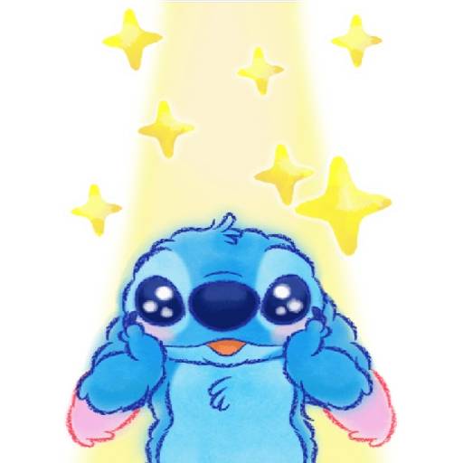 Набор стикеров 💙🌈Stitch, stickers suaves🌈💙byYessy для WhatsApp 12