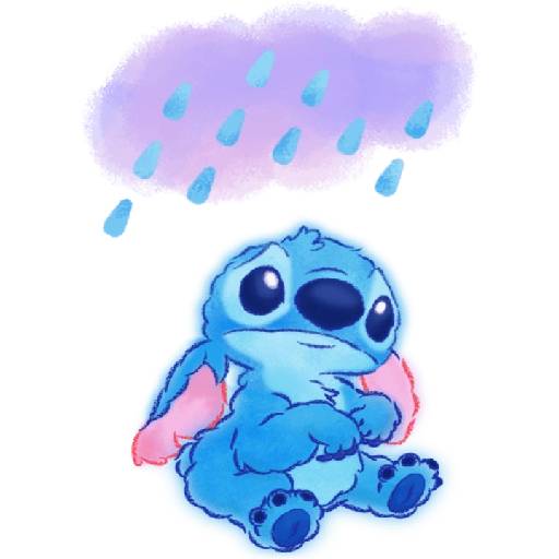 Набор стикеров 💙🌈Stitch, stickers suaves🌈💙byYessy для WhatsApp 17