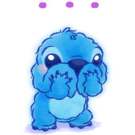 Набор стикеров 💙🌈Stitch, stickers suaves🌈💙byYessy для WhatsApp 18