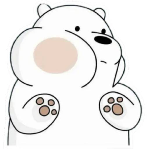 Набор стикеров We Bare Bears для WhatsApp 12