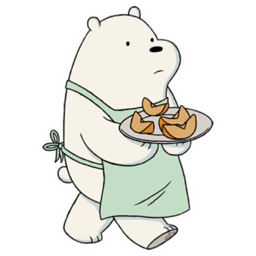 Набор стикеров We Bare Bears для WhatsApp 13