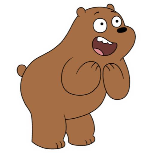 Набор стикеров We Bare Bears для WhatsApp 14