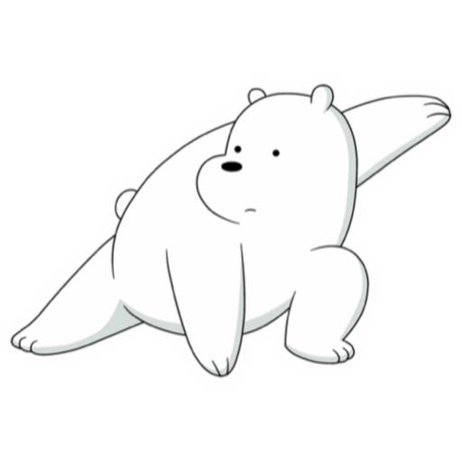 Набор стикеров We Bare Bears для WhatsApp 3