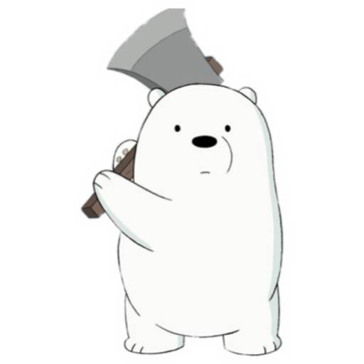 Набор стикеров We Bare Bears для WhatsApp 6