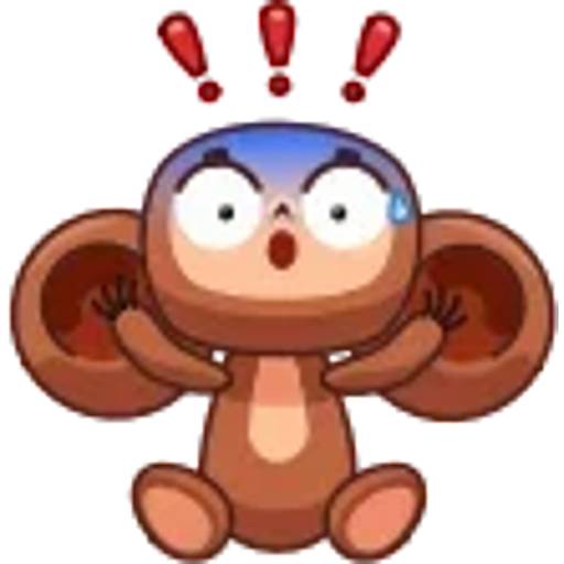 Набор стикеров Big Ears для WhatsApp 20