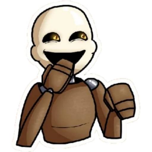 Набор стикеров ФНАФ №4 для WhatsApp 3