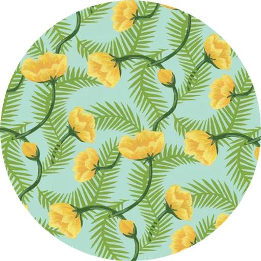 Набор стикеров Happiness Flowers для WhatsApp 6