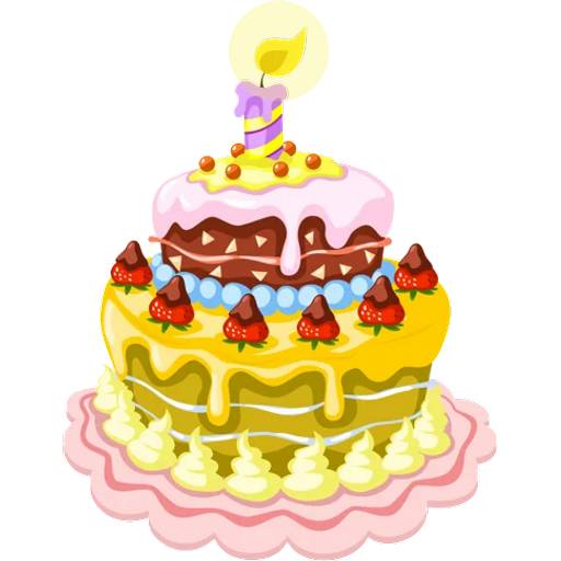 Набор стикеров Happy Birthday для WhatsApp 1