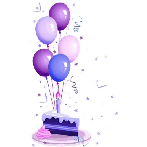 Набор стикеров Happy Birthday для WhatsApp 4