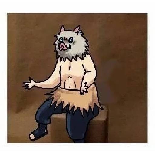 Набор стикеров Иноске №10 для WhatsApp 20