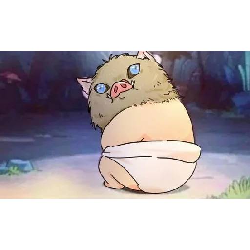 Набор стикеров Иноске №10 для WhatsApp 26