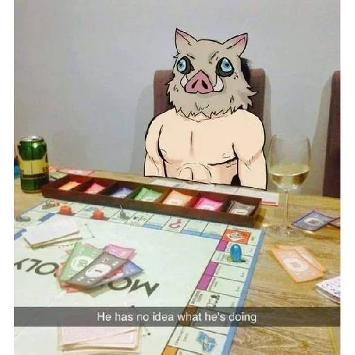 Набор стикеров Иноске №10 для WhatsApp 28