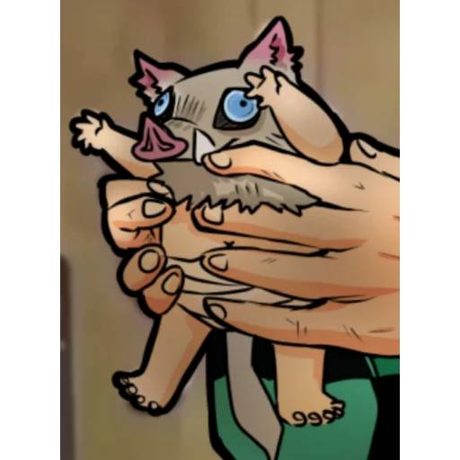 Набор стикеров Иноске №12 для WhatsApp 25