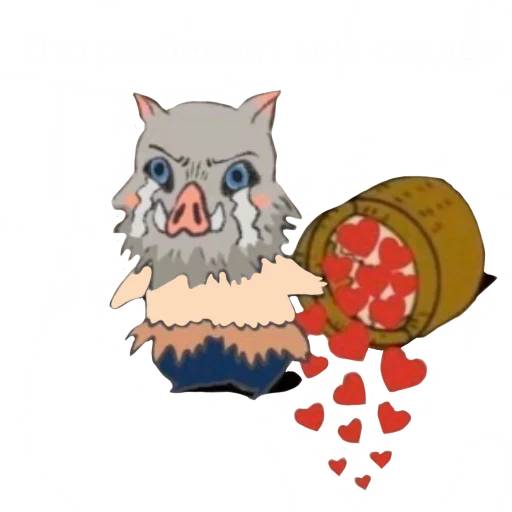 Набор стикеров Иноске №14 для WhatsApp 3