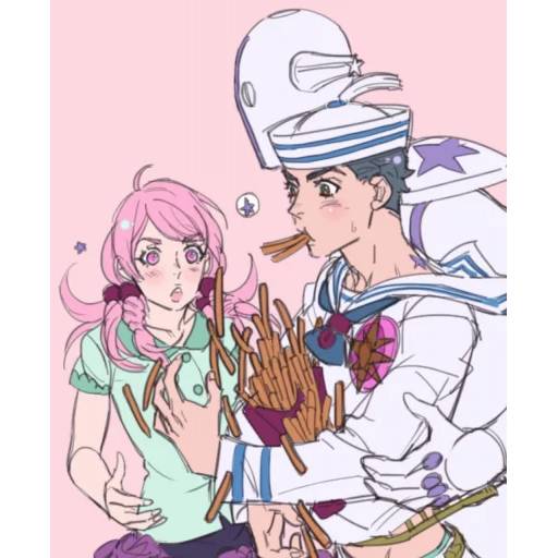 Набор стикеров JoJo 14 для WhatsApp 20