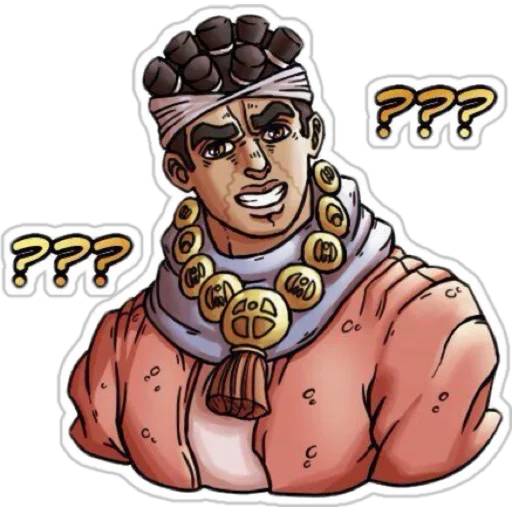Набор стикеров JoJo 21 для WhatsApp 13