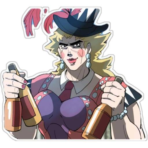 Набор стикеров JoJo 21 для WhatsApp 29