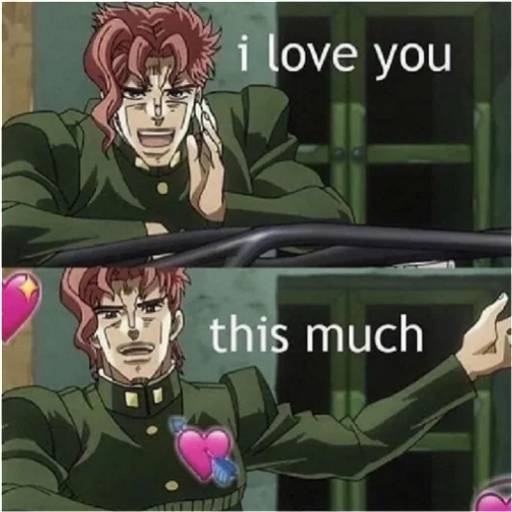 Набор стикеров JoJo 25 для WhatsApp 16