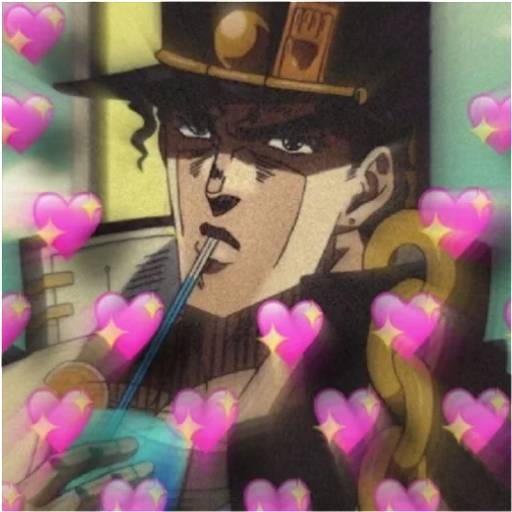 Набор стикеров JoJo 25 для WhatsApp 30