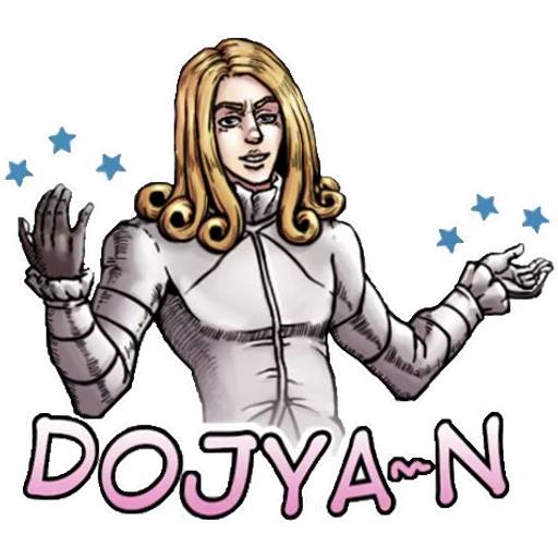 Набор стикеров JoJo 9 для WhatsApp 21