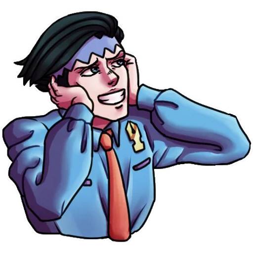 Набор стикеров JoJo 9 для WhatsApp 25