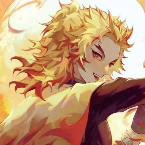 Набор стикеров Кёджуро Ренгоку №12 для WhatsApp 16