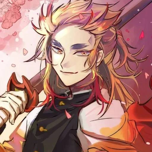 Набор стикеров Кёджуро Ренгоку №12 для WhatsApp 25