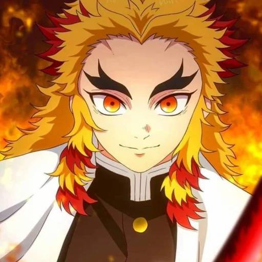 Набор стикеров Кёджуро Ренгоку №15 для WhatsApp 29