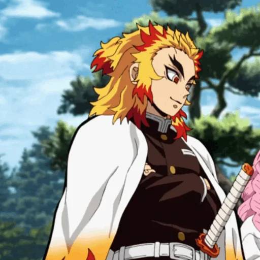 Набор стикеров Кёджуро Ренгоку №16 для WhatsApp 13