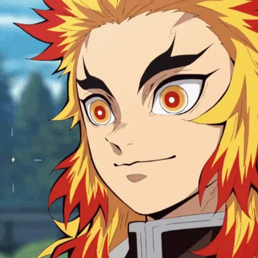 Набор стикеров Кёджуро Ренгоку №16 для WhatsApp 15